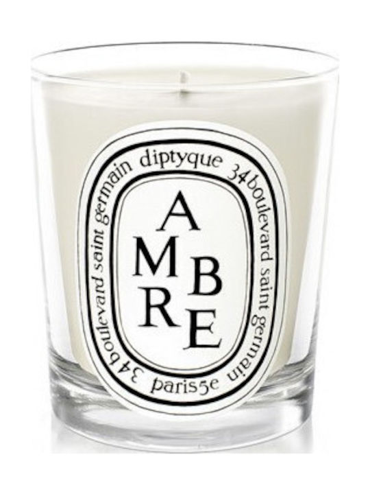 Diptyque Scented Candle Jar with Scent Ambre White 190gr 1pcs