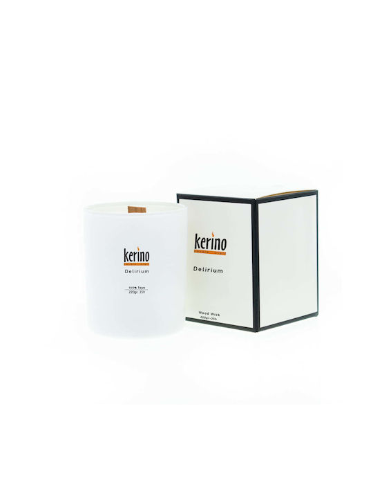 Kerino Scented Soy Candle Jar White 220gr 1pcs