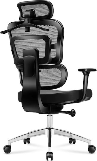 Mark Adler Expert 4.9 Καρέκλα Διευθυντική με Ρυθμιζόμενα Μπράτσα Μαύρο