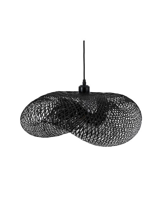 GloboStar Mexico Pendant Light Black Boho Grid with Socket E27 65x45cm