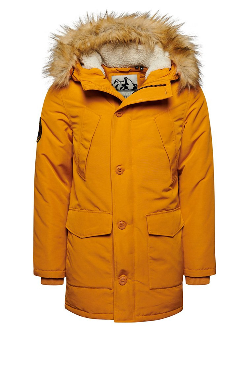 Superdry Winterjacke Herren Superdry Regenjacke Gelb Superdry