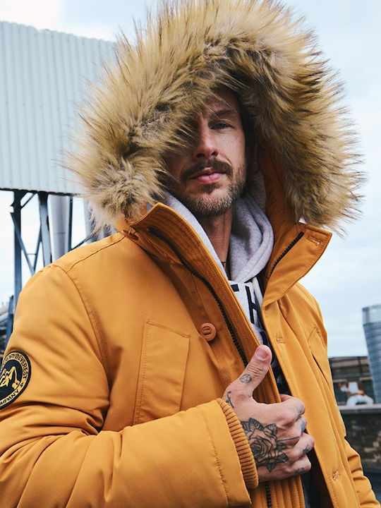 Everest Geci Barbati Parka Galben