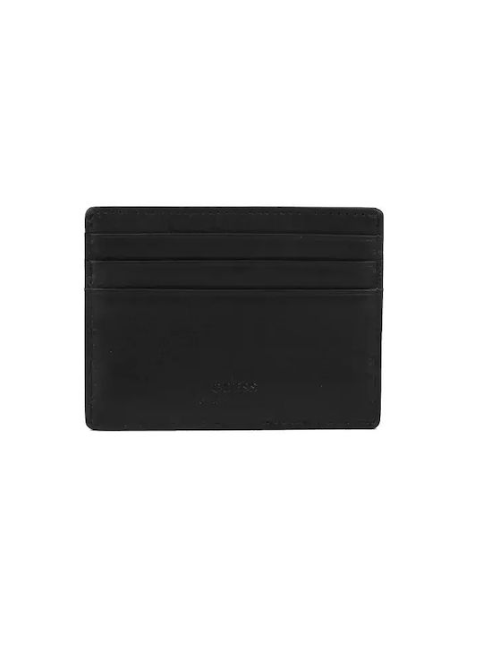 Guess Men's Leather Card Wallet Black