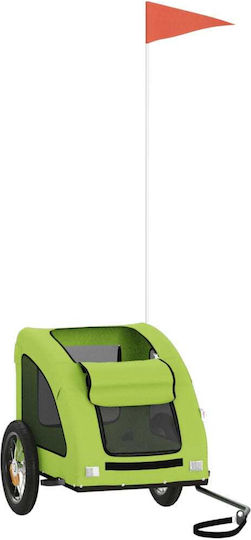 vidaXL Dog Carrying Green Stroller for 30kg Pets L124xW53xH53cm