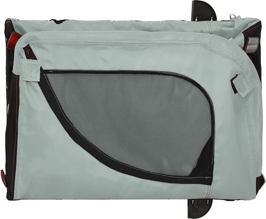 vidaXL Kinderwagen für Hunde bis 45kg Gray L134xB74xH68cm.