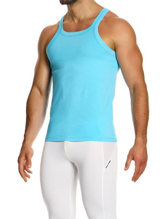 Modus Vivendi Herren Ärmelloses Shirt Aqua