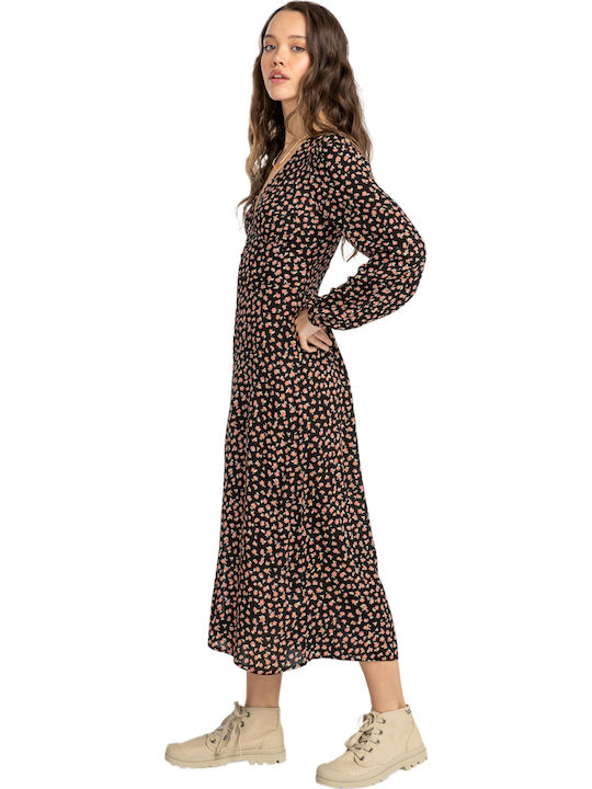 Cool Nights Midi Dress Black (BPB/Black Pebble)