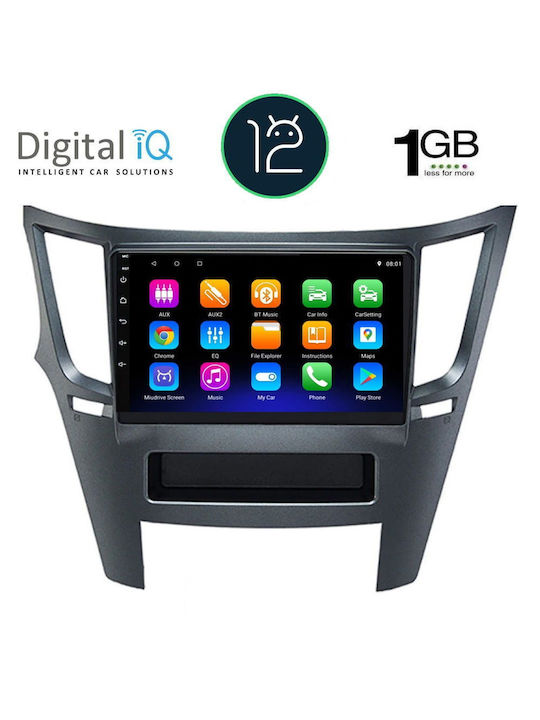 Digital IQ Car Audio System for Subaru Legacy 2009> (Bluetooth/USB/WiFi/GPS/Apple-Carplay/Android-Auto) with Touch Screen 9"