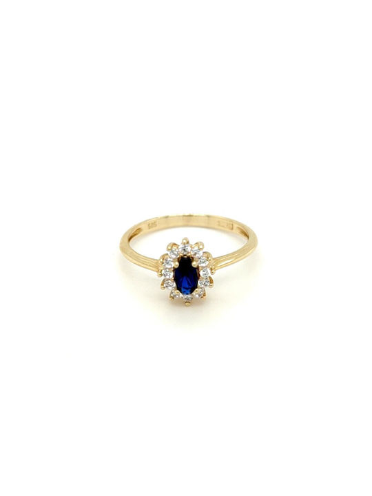 Drandakis Single Stone from Gold 14K