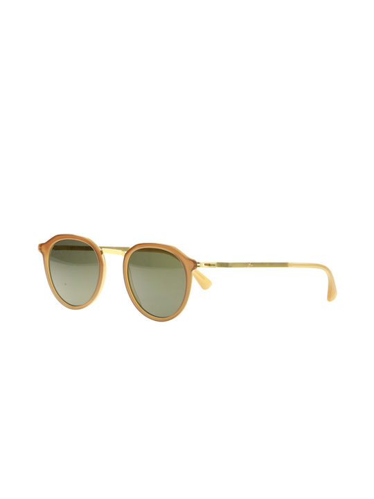 Mykita Unisex Sunglasses with Yellow Frame and Green Lens PAULSON-701-47