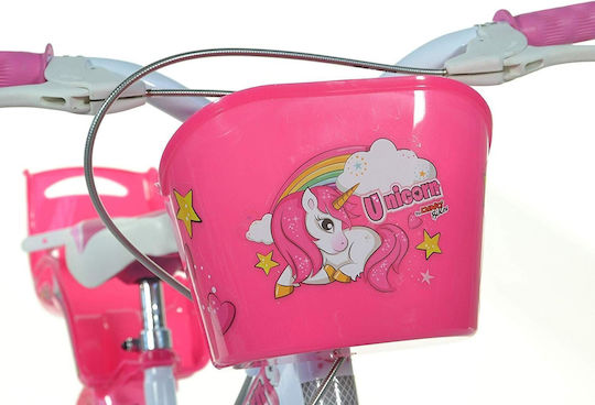 Dino Bikes Unicorn 14" Παιδικό Ποδήλατo BMX Ροζ