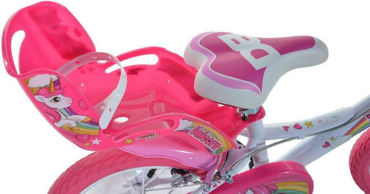 Dino Bikes Unicorn 16" Παιδικό Ποδήλατo BMX Ροζ