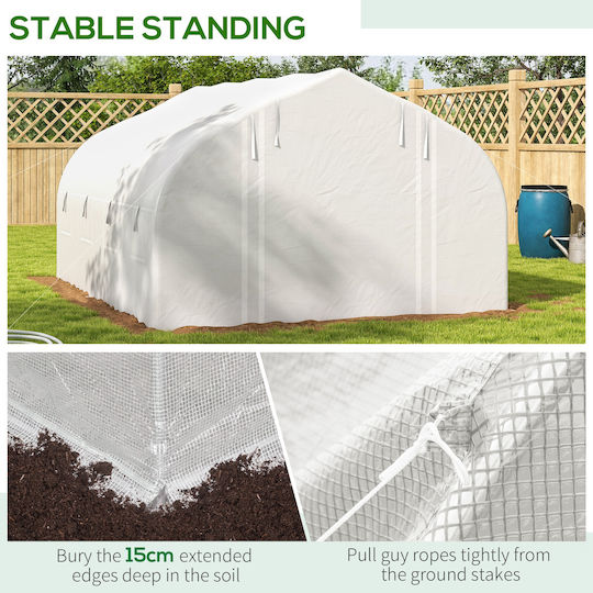 Outsunny 845-924V00WT Greenhouse Tunnel
