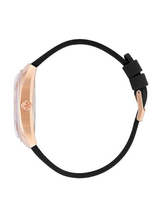 adidas Edition One Ανδρικό Ρολόι 39mm Μπαταρίας με Ροζ Καουτσούκ Λουράκι