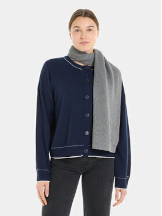 Tommy Hilfiger Women's Wool Scarf Gray AW0AW15348-P4A