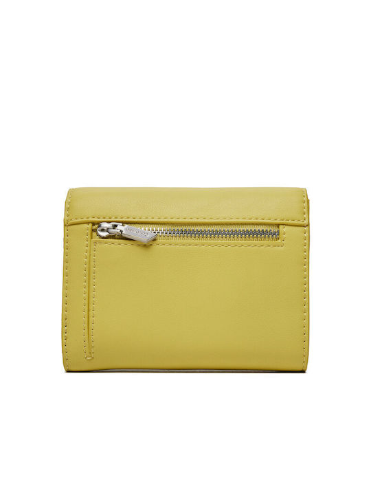 Calvin Klein Re-lock Trifold Md Small Women's Wallet with RFID Yellow