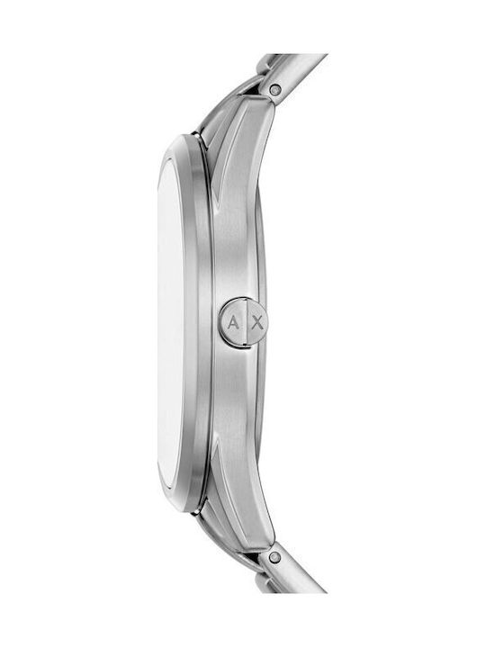 Armani Exchange Women's Watch Chronograph with Silver Metal Bracelet