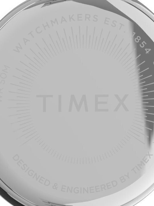 Timex Γυναικείο Ρολόι 32mm Μπαταρίας με Ασημί Μεταλλικό Μπρασελέ