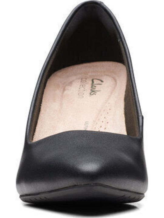 Leather Black Heels Kataleyna
