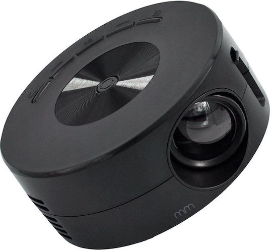 Mikamax Picco Mini Projector LCD Λάμπας LED με Ενσωματωμένα Ηχεία