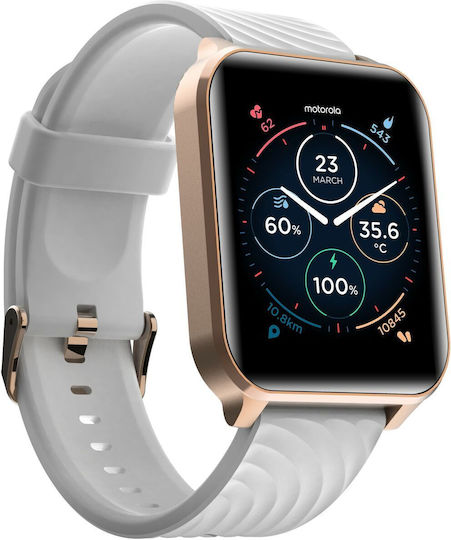 Motorola Moto Watch 70 43mm mit Pulsmesser (Rose Gold)