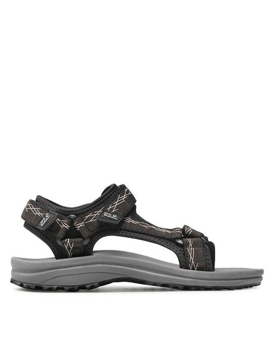 Jack Wolfskin Breaker Women's Flat Sandals Sporty in Black Color 4050291-6069