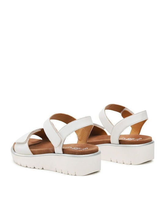 Sandale casual damă în Culoare Alb