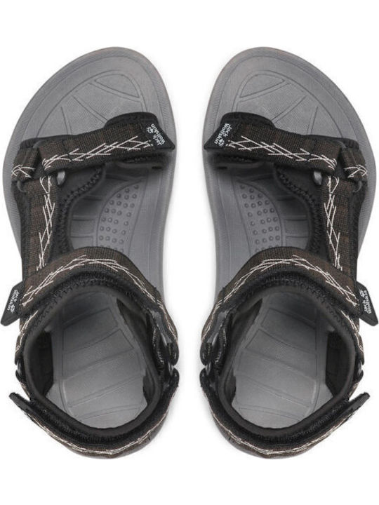 Breaker Women's Flat Sandals Sporty in Black Color