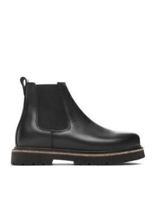 Highwood Leder Chelsea Herrenstiefel Schwarz