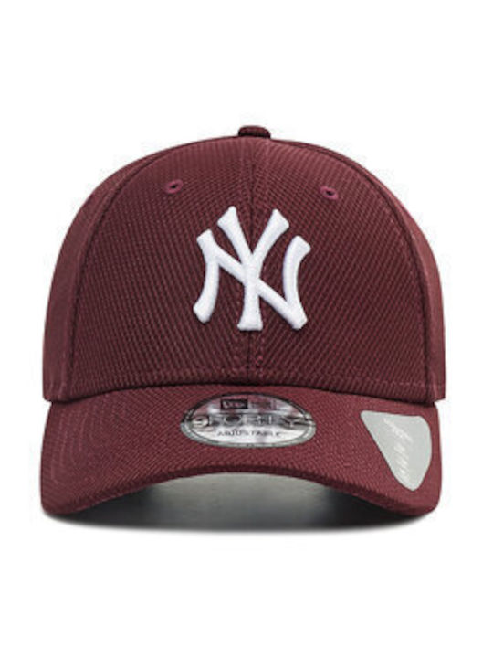 New Era Παιδικό Καπέλο Jockey Υφασμάτινο York Yankees 9forty Μπορντό