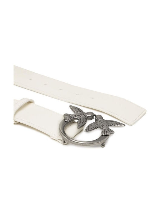 Pinko Love Women's Belt White