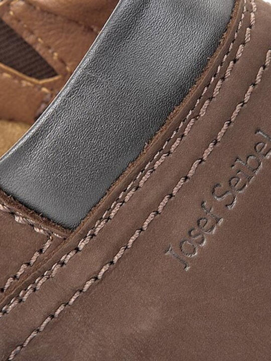 Зимни мъжки чехли Brown 10663