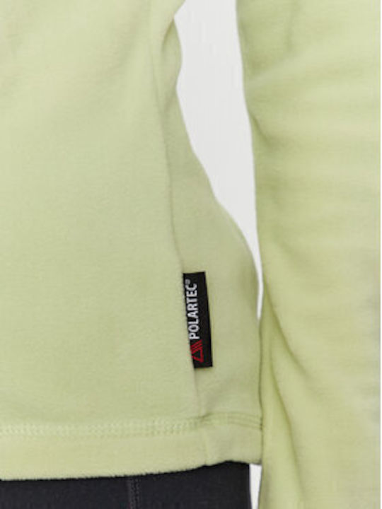Daybreaker Women's Long Sleeve Fleece Blouse Green