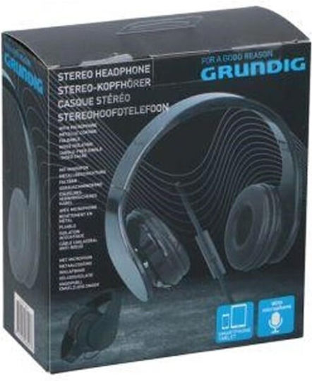 Grundig Ενσύρματα Over Ear Ακουστικά Μαύρα