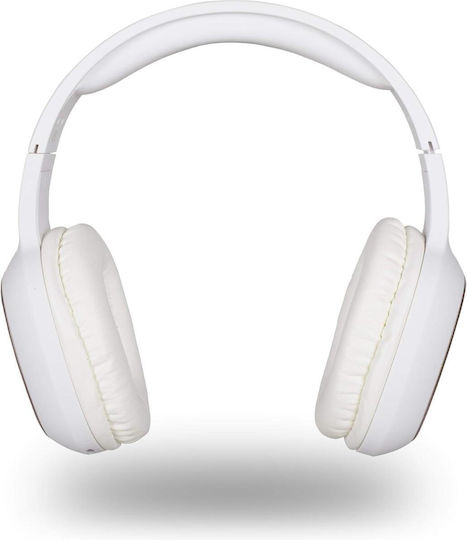 NGS Artica Pride Fără fir Bluetooth Over Ear Căști cu 7 ore de Funcționare Albe