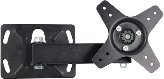 Esperanza ERW003 Βάση Τηλεόρασης Τοίχου έως 50" και 20kg Μαύρο