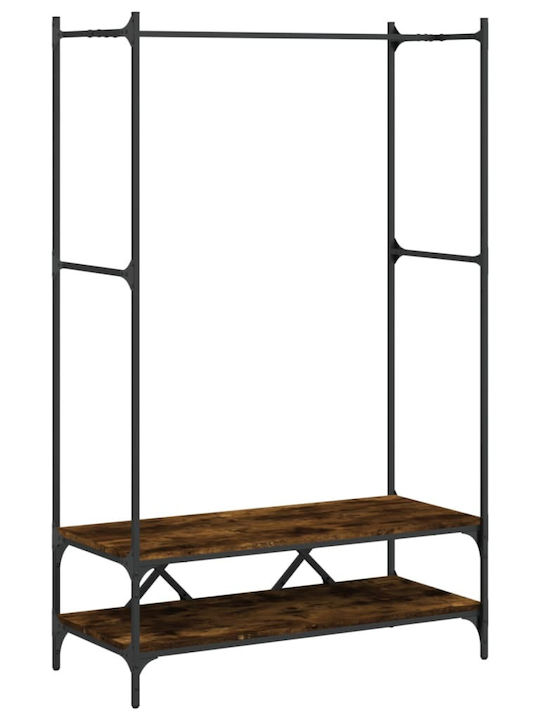 vidaXL Floor Garment Rack made of Wood Brown