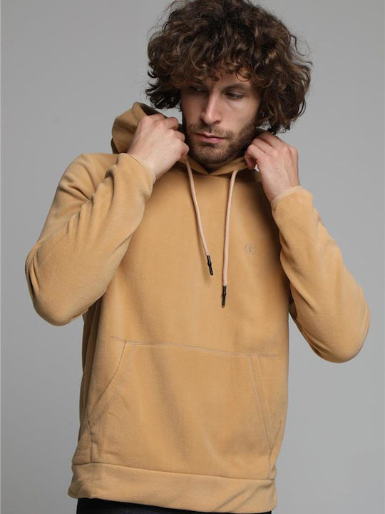 Jeans Store Company Men's Sweatshirt with Hood Beige