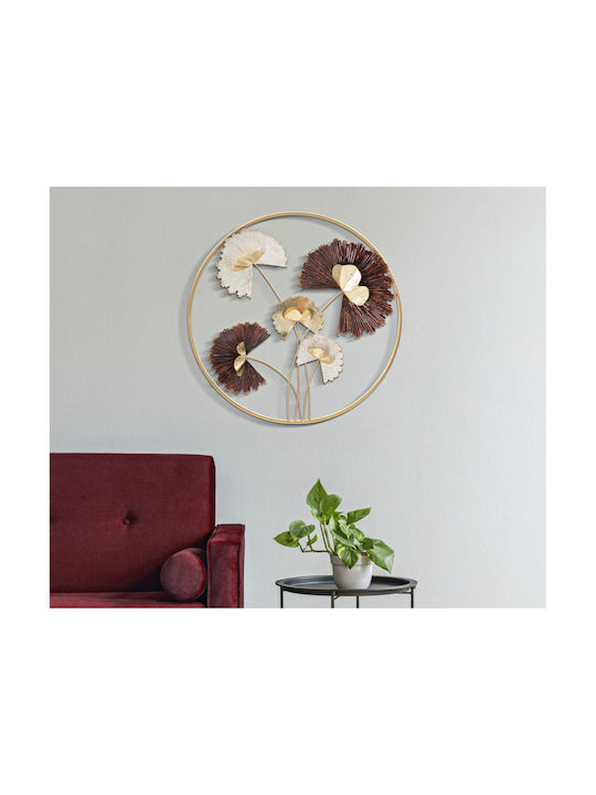 Mauro F Metallic Wall Ornament 61x5.7cm