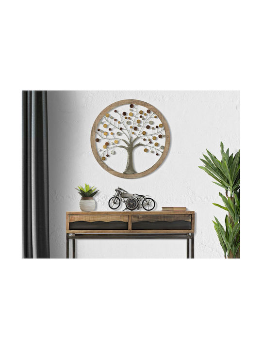 Mauro F Metallic Wall Ornament 59x1.8cm