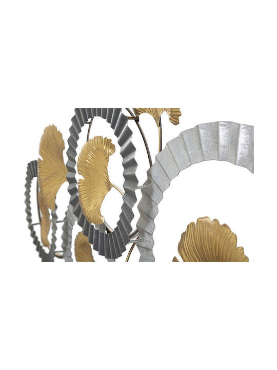 Mauro F Wall Decor Black Made of Metal 127.5x4x44.5cm