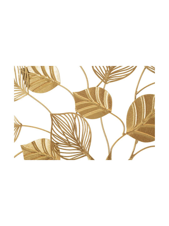 Mauro F Wall Decor Gold Made of Metal 81x2.5x78cm
