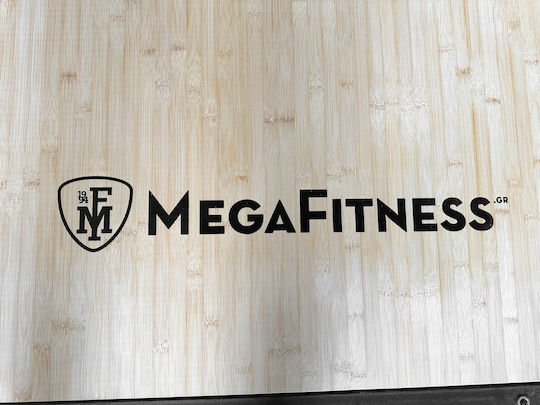 MegaFitness Boden Bodenbelag für Turnhallengeräte Fitnessstudio Schwarz 250x200x3cm 1Stück