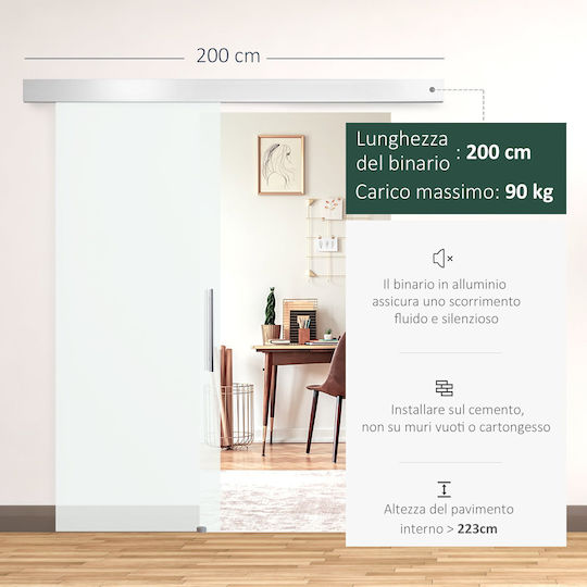 Ușă Interior Door Glass B70-042 75x210cm