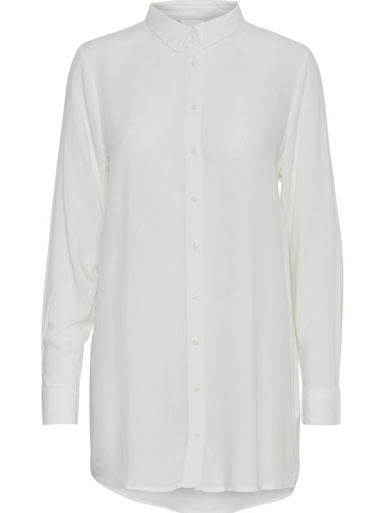 Women's Long Sleeve Shirt Cloud Dancer.