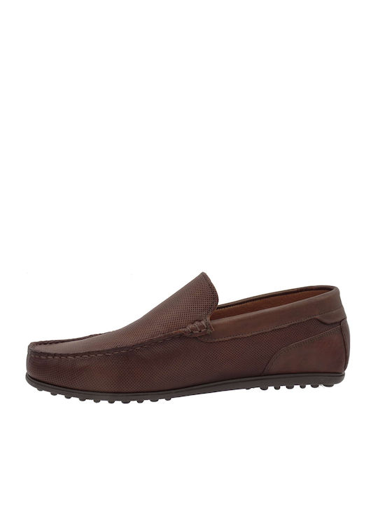 Damiani Men's Moccasins Tabac Brown