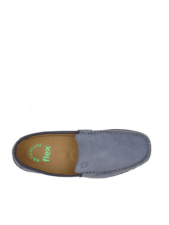 Aeropelma Men's Moccasins Blue