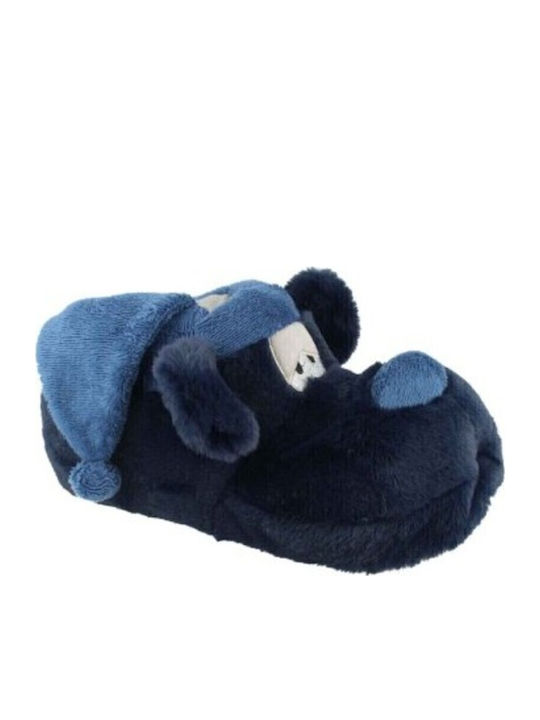 I M843 Animal Men's Slippers Blue