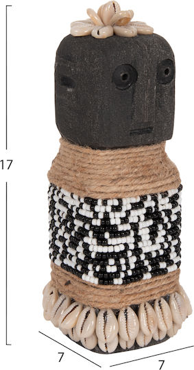 HomeMarkt Decorative Statuette from Stone Sumba 7x7x17cm