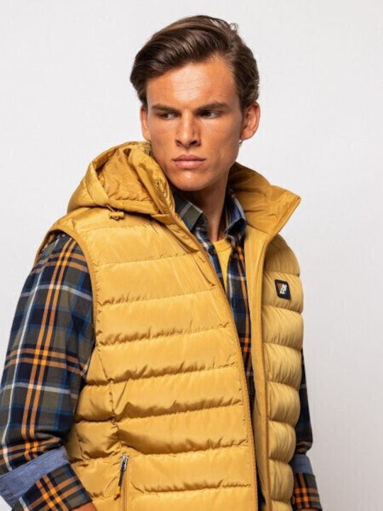 Ärmellos Jacke Puffer Gelb